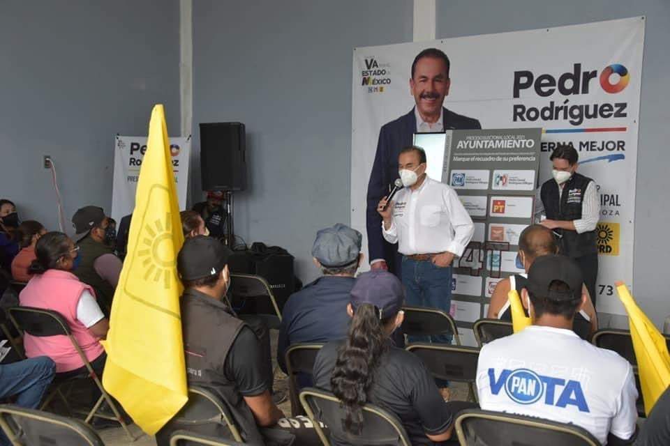 Pedro Rodríguez Villegas, candidato de Va por México a Atizapán