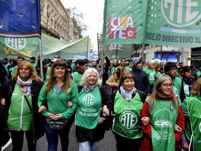 La ATE refuerza su plan de lucha y realiza un paro nacional contra los despidos