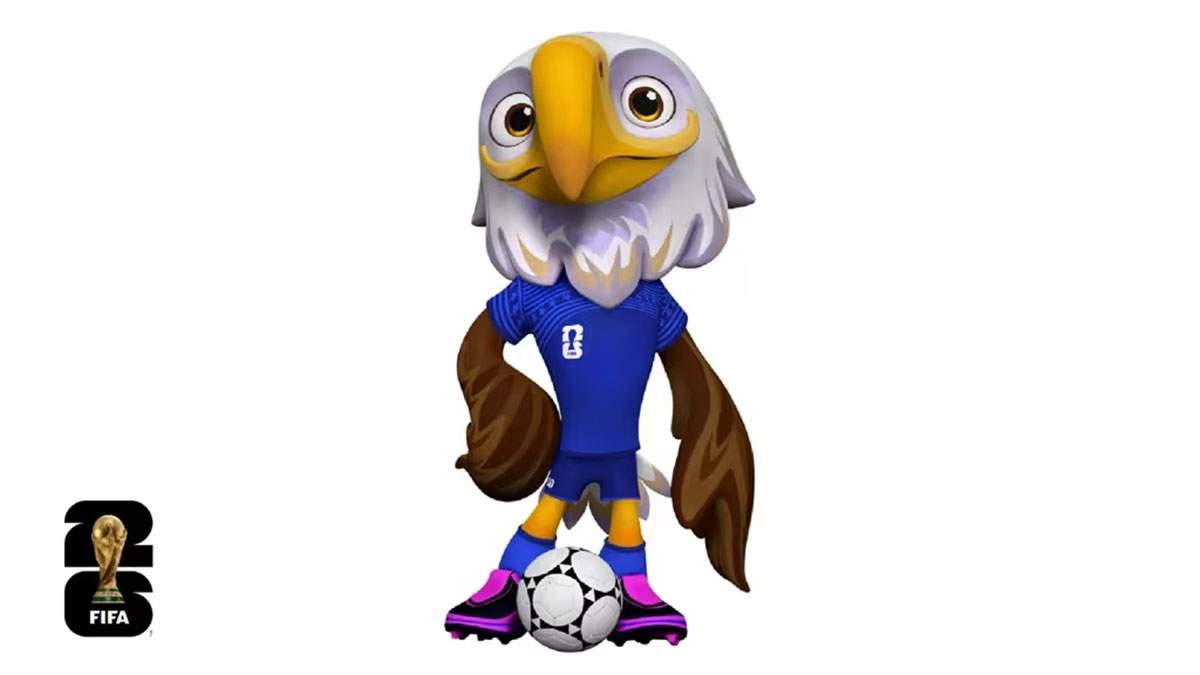 3 mascotas tendrá el Mundial 2026. El águila estadounidense se ve a sí misma como habilidosa.