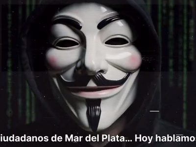 Al estilo Anonymous, convocan a una marcha por la inseguridad en Mar del Plata