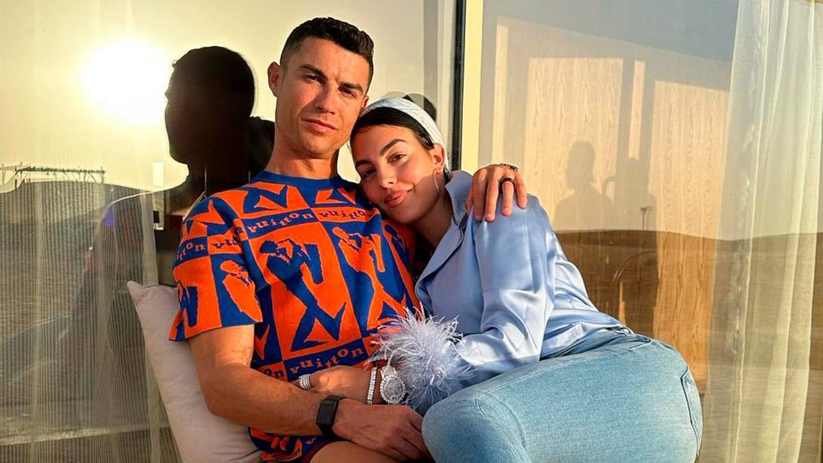 Georgina Rodríguez y Cristiano Ronaldo Fuente: (X)