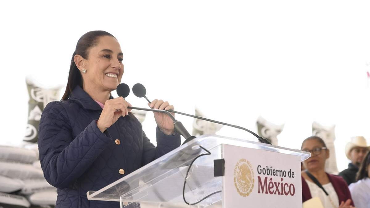 La presidenta Claudia Sheinbaum de visita en Sombrerete, Zacatecas, el sábado 28 de marzo de 2026.