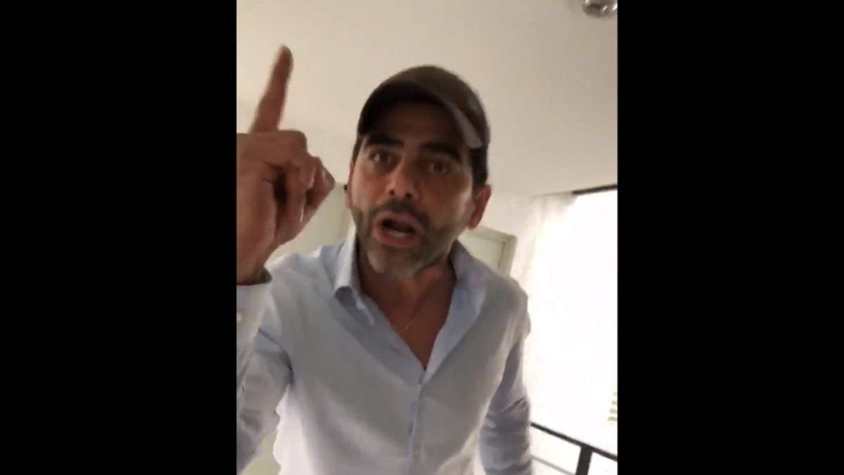 Arturo Said, identificado en redes sociales como #LordGolpeador