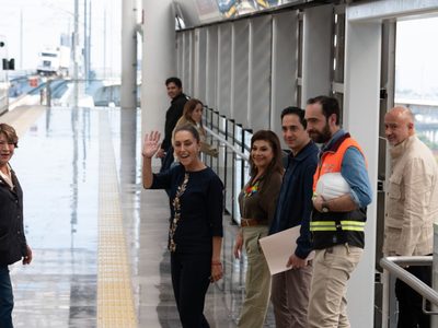 Sheinbaum anuncia que el Tren El Insurgente podrá ser usado por la población en 2026