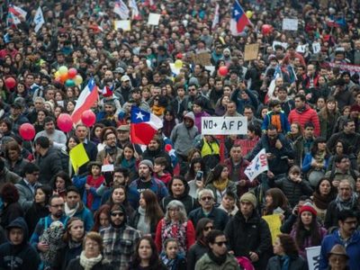 En Chile, augurio cumplido: truena el sistema de pensiones