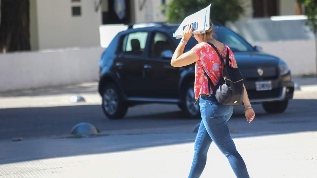 El SMN pronosticó temperaturas veraniegas para esta semana. Fuente: (X)