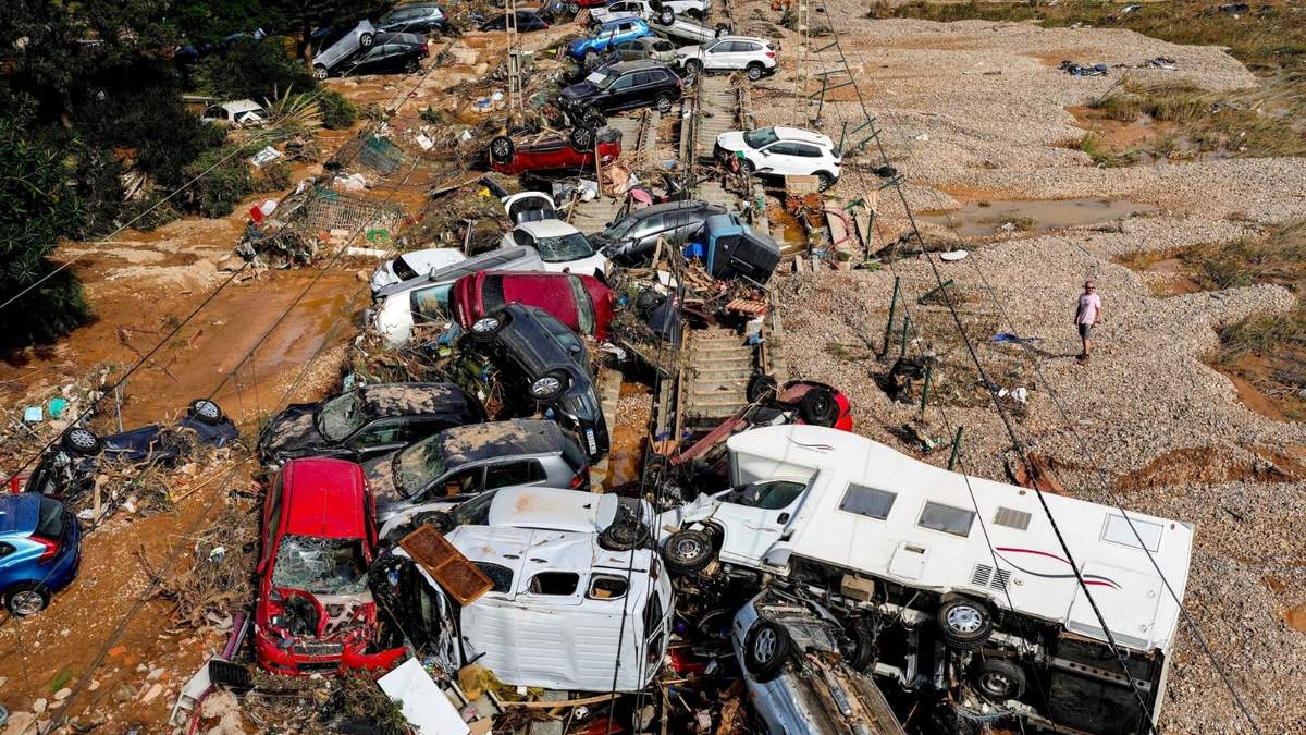La población de Valencia permanece devastada tras la emergencia. Fuente: (X)