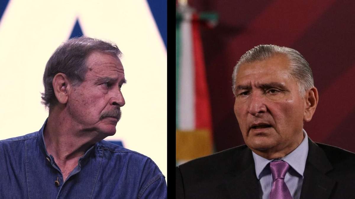 Vicente Fox y Adán Augusto López
