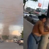 Así se vivió el tornado que sorprendió a habitantes de Guamúchil, Sinaloa (Videos)