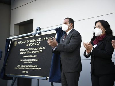 Pide fiscal de Morelos al gobernador Cuauhtémoc Blanco unir fuerzas contra la delincuencia