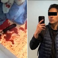 Joven en Puebla apuñaló a la madre y hermano de su exnovia y luego huyó  (Video)