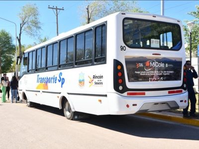 Por primera vez los habitantes de Rincón de los Sauces tendrán servicio de transporte urbano de pasajeros