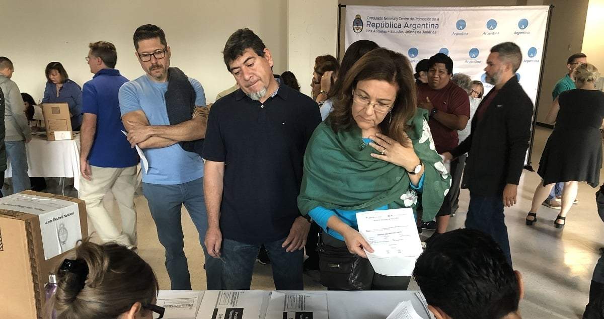 Las elecciones en las embajadas y consulados argentinos. Fuente: (Twitter)