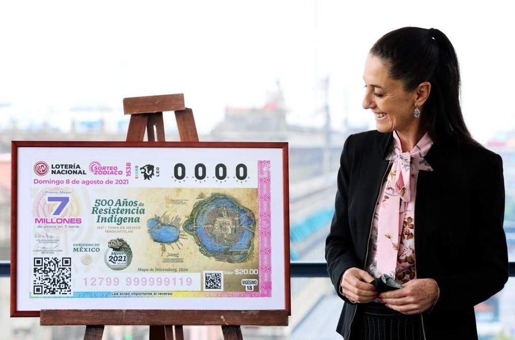 Claudia Sheinbaum presentó el billete