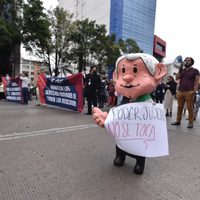 Sindicalizados del PJF bloquean Periférico y otras vías en protesta por desaparición de fideicomisos