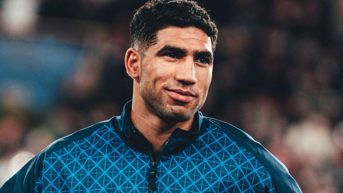 l lateral derecho del Paris Saint-Germain Achraf Hakimi