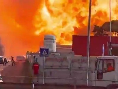 Potente explosión de una gasolinera es captada en videos en Roma, Italia; hay 25 heridos