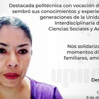 Sandra Ibeth, profesora del IPN, es hallada muerta en el Edomex