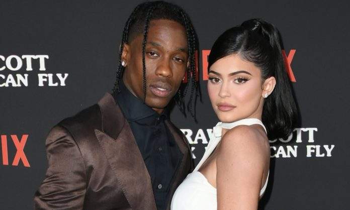 Travis Scott y Kylie Jenner. Fuente: (Instagram).