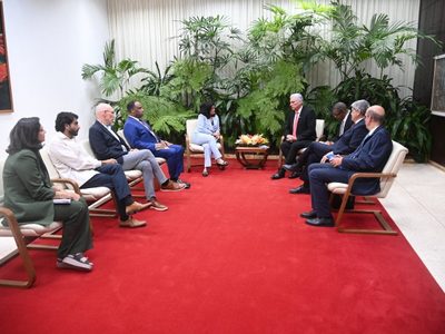 Díaz-Canel recibe a congresistas demócratas de EU y reitera su disposición al diálogo