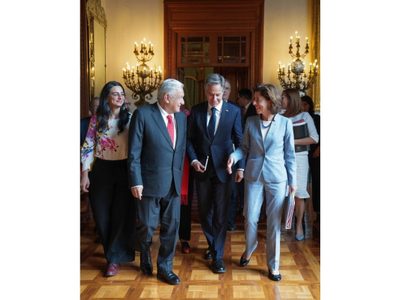 “Productiva y amistosa”, así describió AMLO la reunión con Blinken y Raimondo