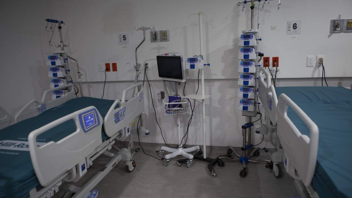 Camas en un hospital