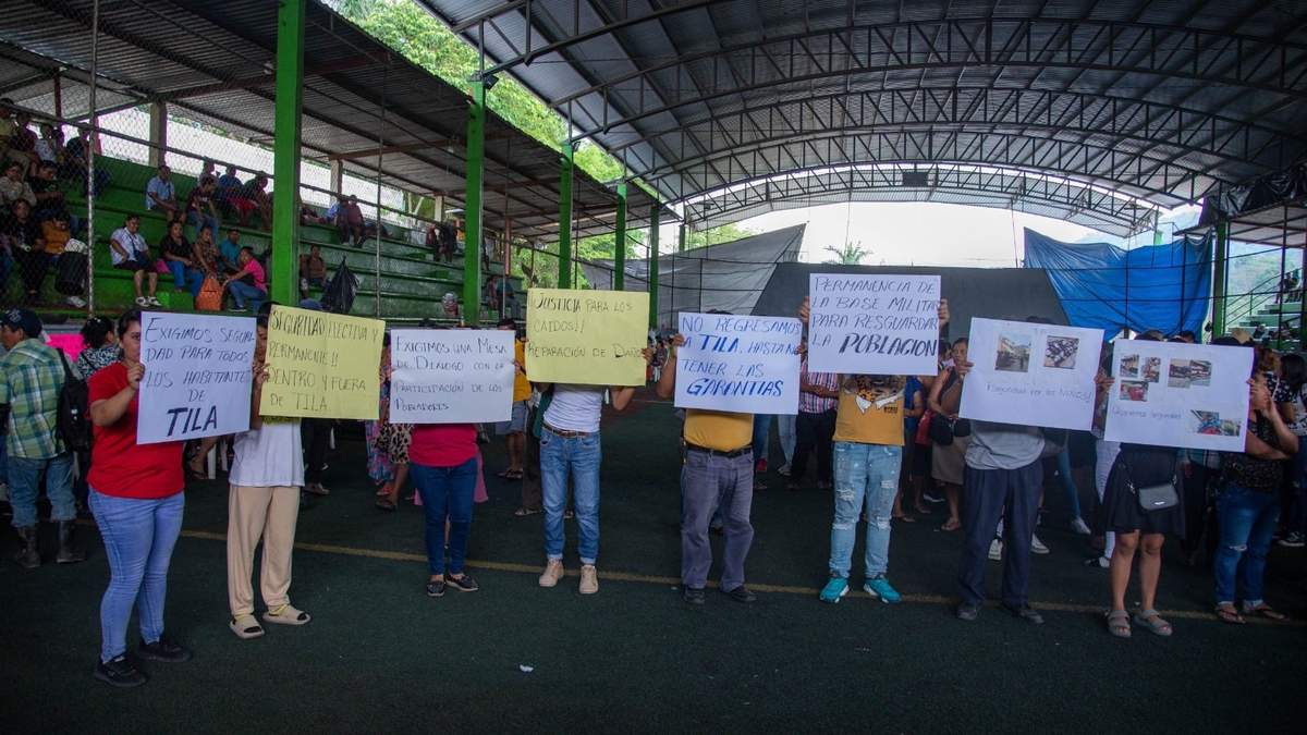 En imagen, desplazados de Tila, Chiapas