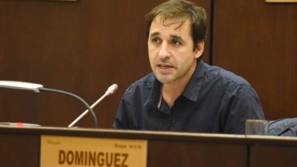 El concejal neuquino y exdiputado Claudio Domínguez. Fuente: (Twitter)