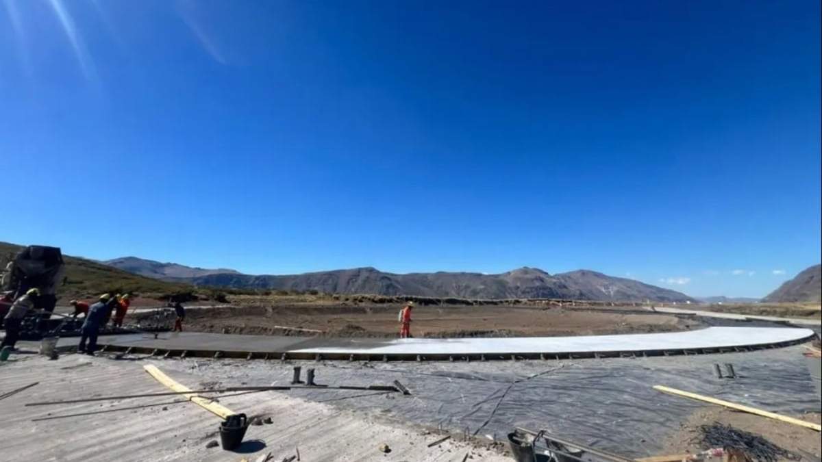 La obra permitirá una mejor conectividad entre Caviahue y Copahue. Fuente: (Goibierno de Neuquén)