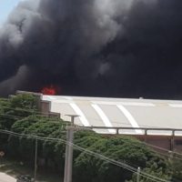En la firma Cervi: Neuquén es contexto de otro tremendo incendio