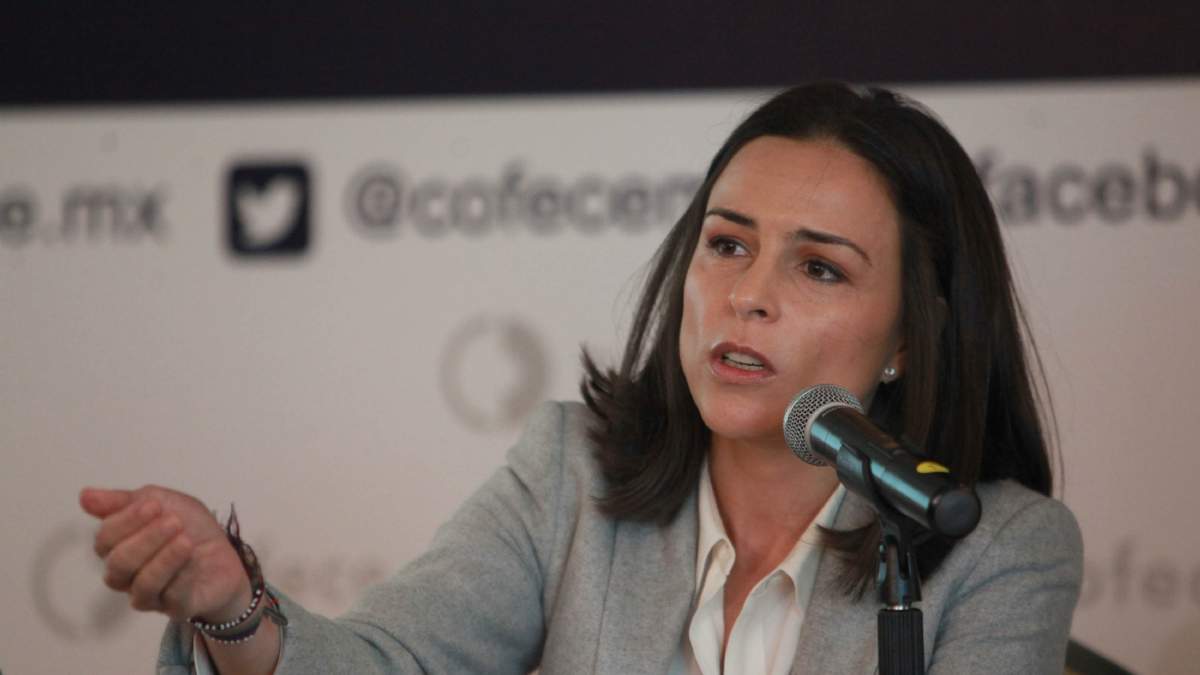 La titular de la Comisión Federal de Competencia Económica (Cofece), Alejandra Palacios