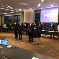 Toman protesta al expriista Isidro Pastor como líder del PES en Edomex