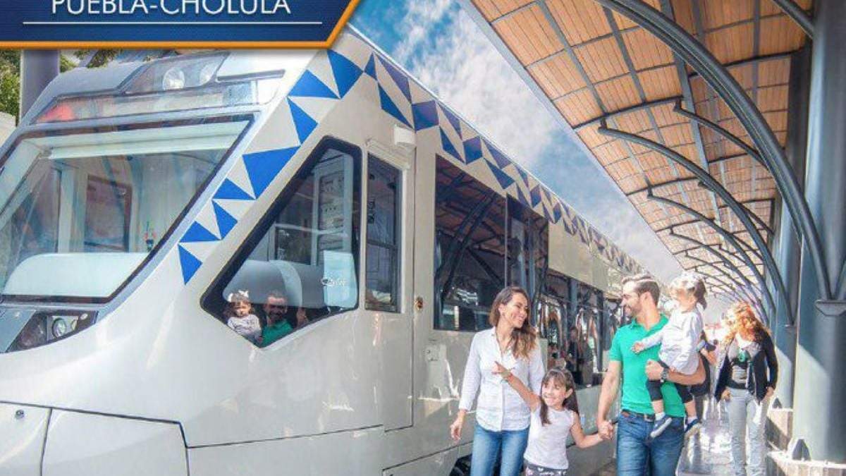 Tren turístico Puebla-Cholula