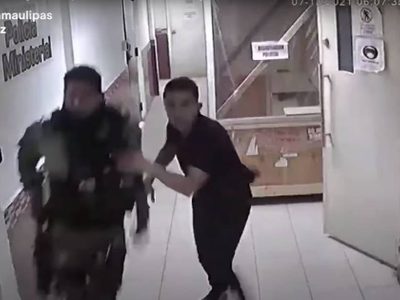 Circula en redes video de la fuga de "El Calamardo", jefe del Cártel del Golfo en Reynosa