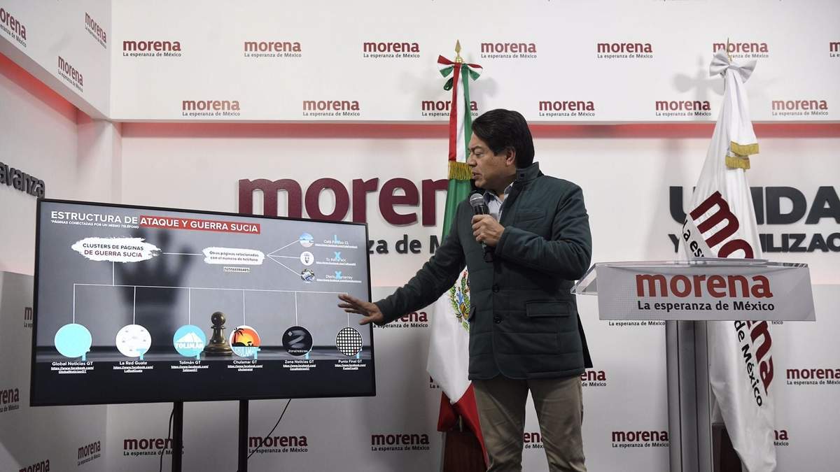 El líder nacional de Morena habló en conferencia sobre la campaña negra