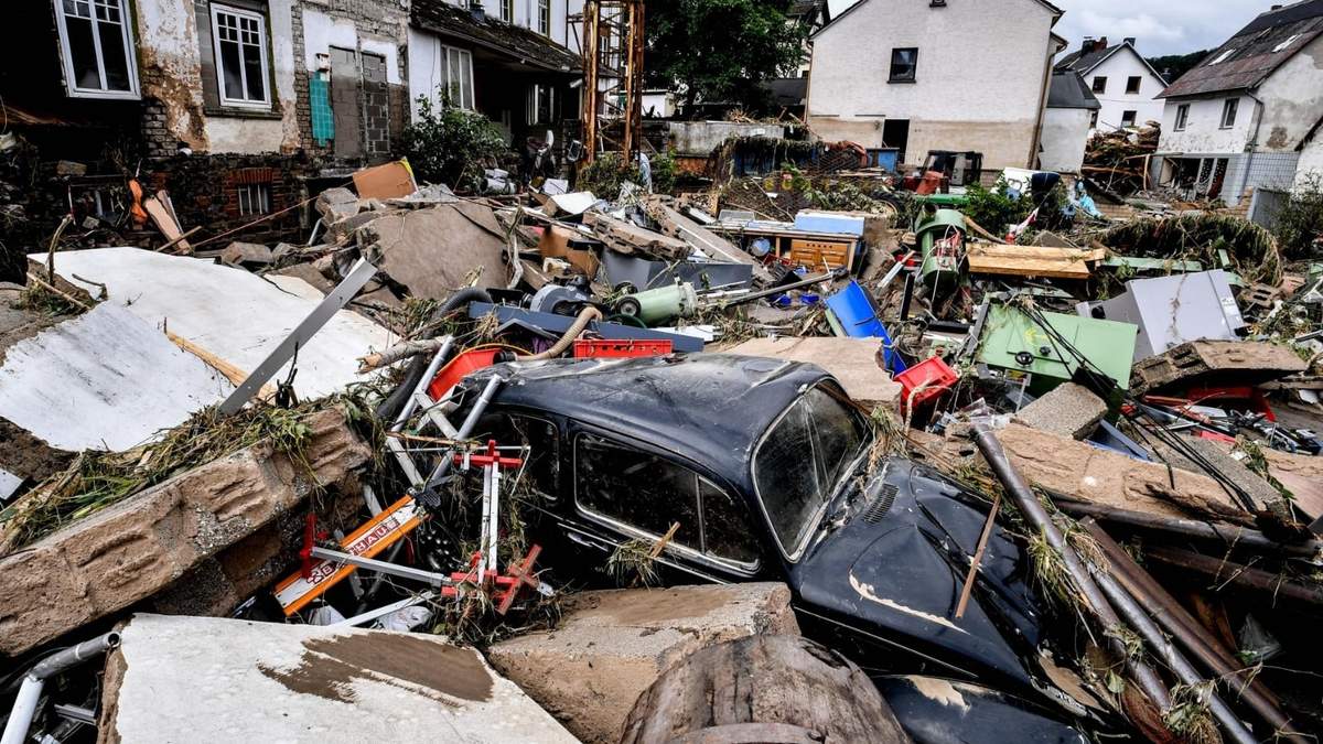 Destrozos en Alemania. Fuente: (Twitter)