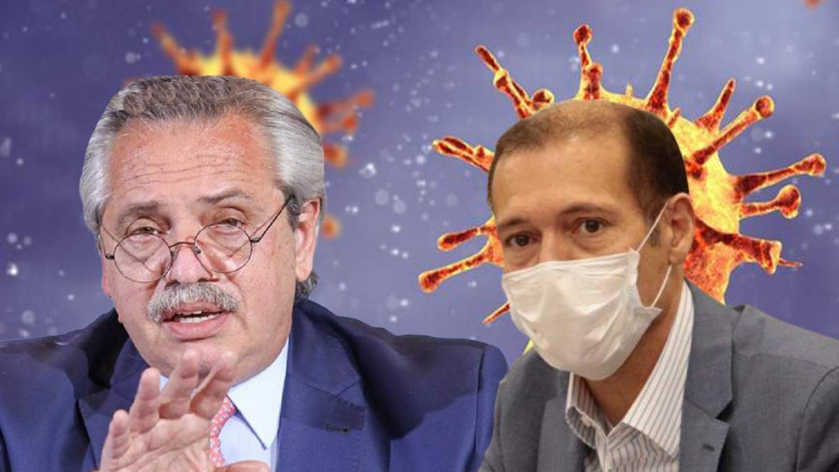 Alberto Fernández y Omar Gutiérrez. Fuente: (Minuto Neuquén)
