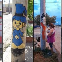 Emotiva historia:  el arte y la infancia se unen en un barrio de Neuquén Capital