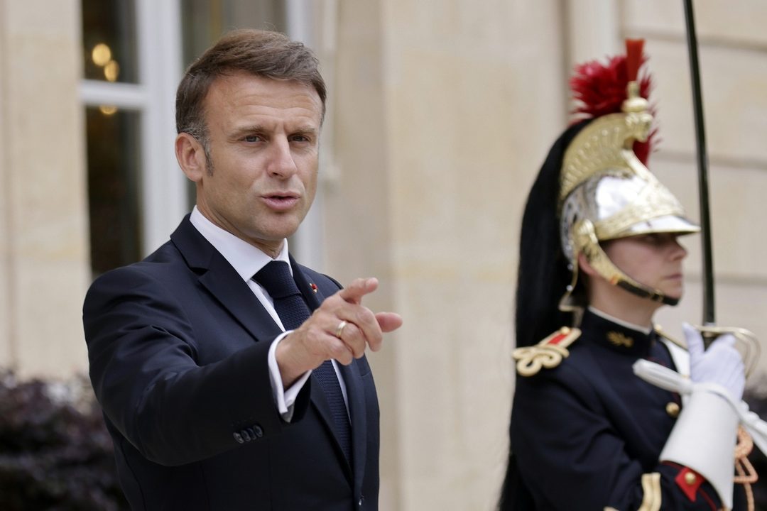 El presidente francés, Emmanuel Macron. Foto Andre Pain vía AP