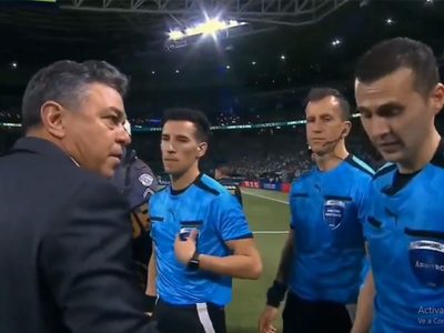 Gallardo y la eliminación de River: “El arbitro no supo manejar el partido”