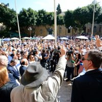 Rinden homenaje a la periodista maltesa Daphne Caruana