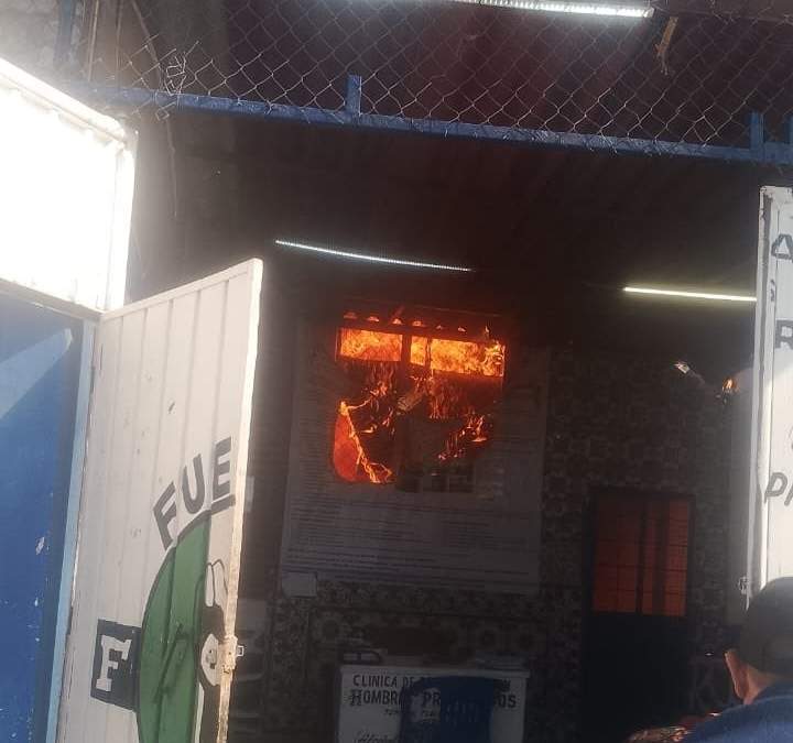 El incendio en centro de rehabilitaciónde la colonia Ocotla Chico