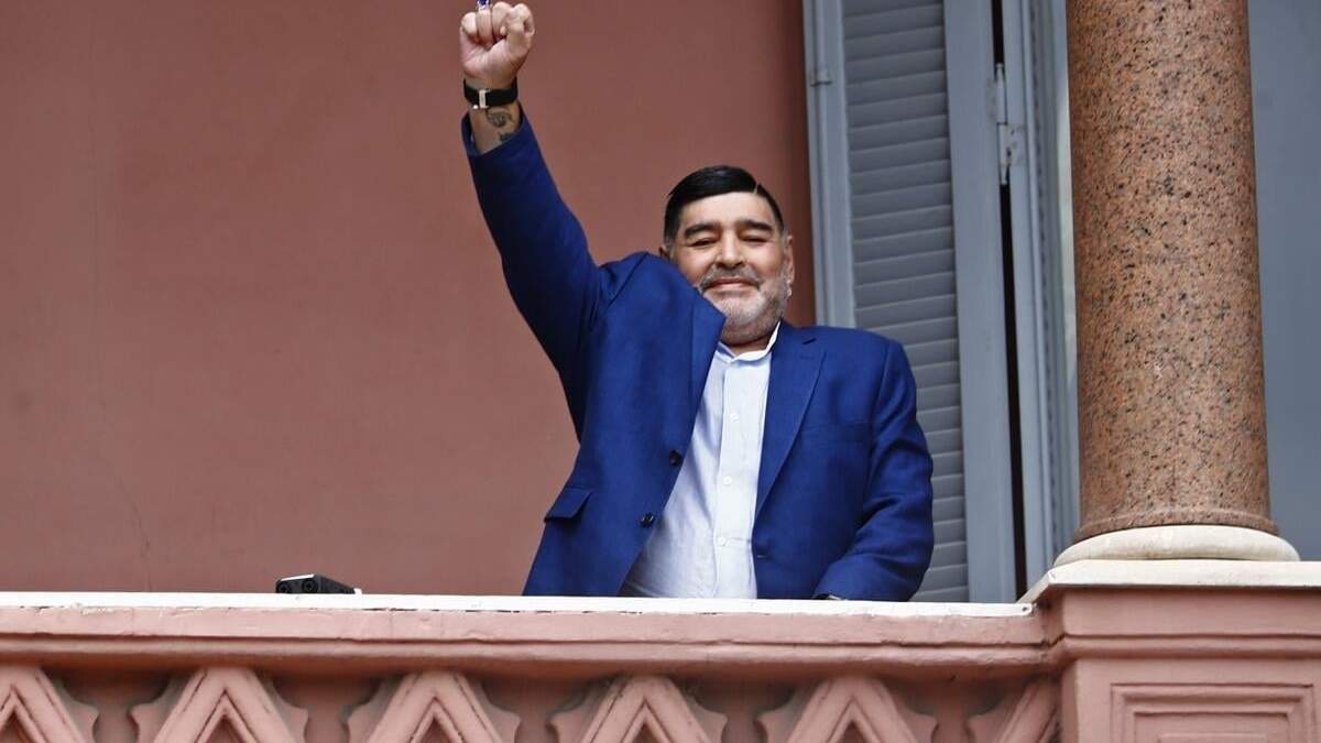Diego Maradona, mítico futbolista