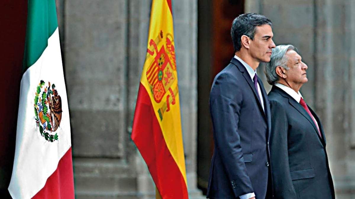 Pedro Sánchez y Andrés Manuel López Obrador