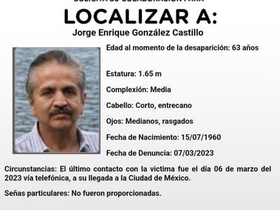 Desaparece en la CDMX Jorge Enrique González, director del periódico Meridiano de Nayarit