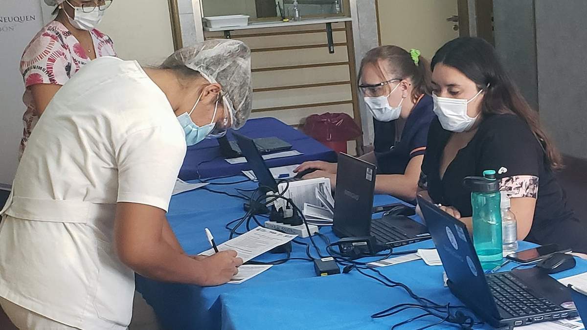 Personal de Salud de Neuquén. Fuente: (Twitter)