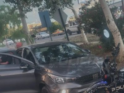 Persecusión y fuga en pleno anochecer: recuperaron un auto robado y detuvieron a cuatro hombres