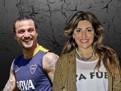 Daniel Osvaldo ya se olvidó de Gianinna Maradona y se lo vio muy cerca de otra mujer