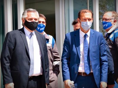 Visita en Neuquén: las palabras de Omar Gutiérrez al recibir al Presidente