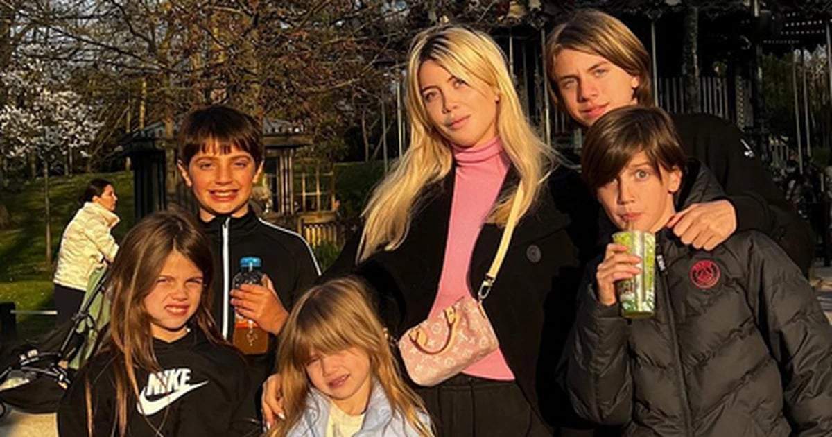 Wanda Nara y sus hijos. Fuente: (Instagram)